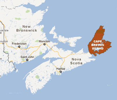 cb_map Map of Cape Breton Island